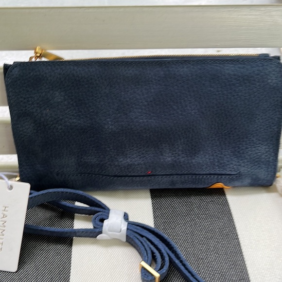 Hammitt Ryan Poppy Skies sky blue nubick NWT - Picture 3 of 6